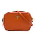 Prada Saffiano Camera Bag - Orange
