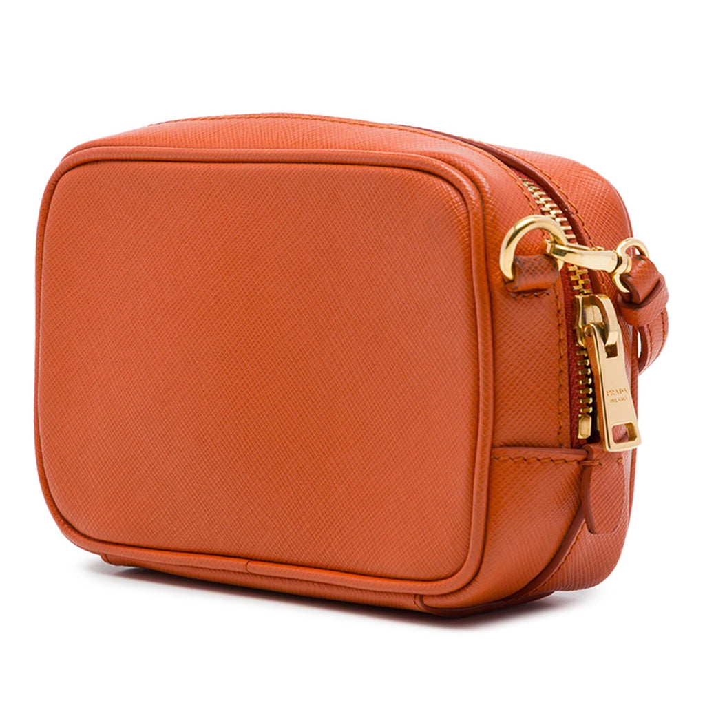 Prada Saffiano Camera Bag - Orange