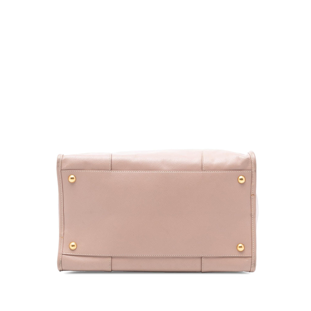Prada Saffiano Lux Shopping Tote Bag - Pink
