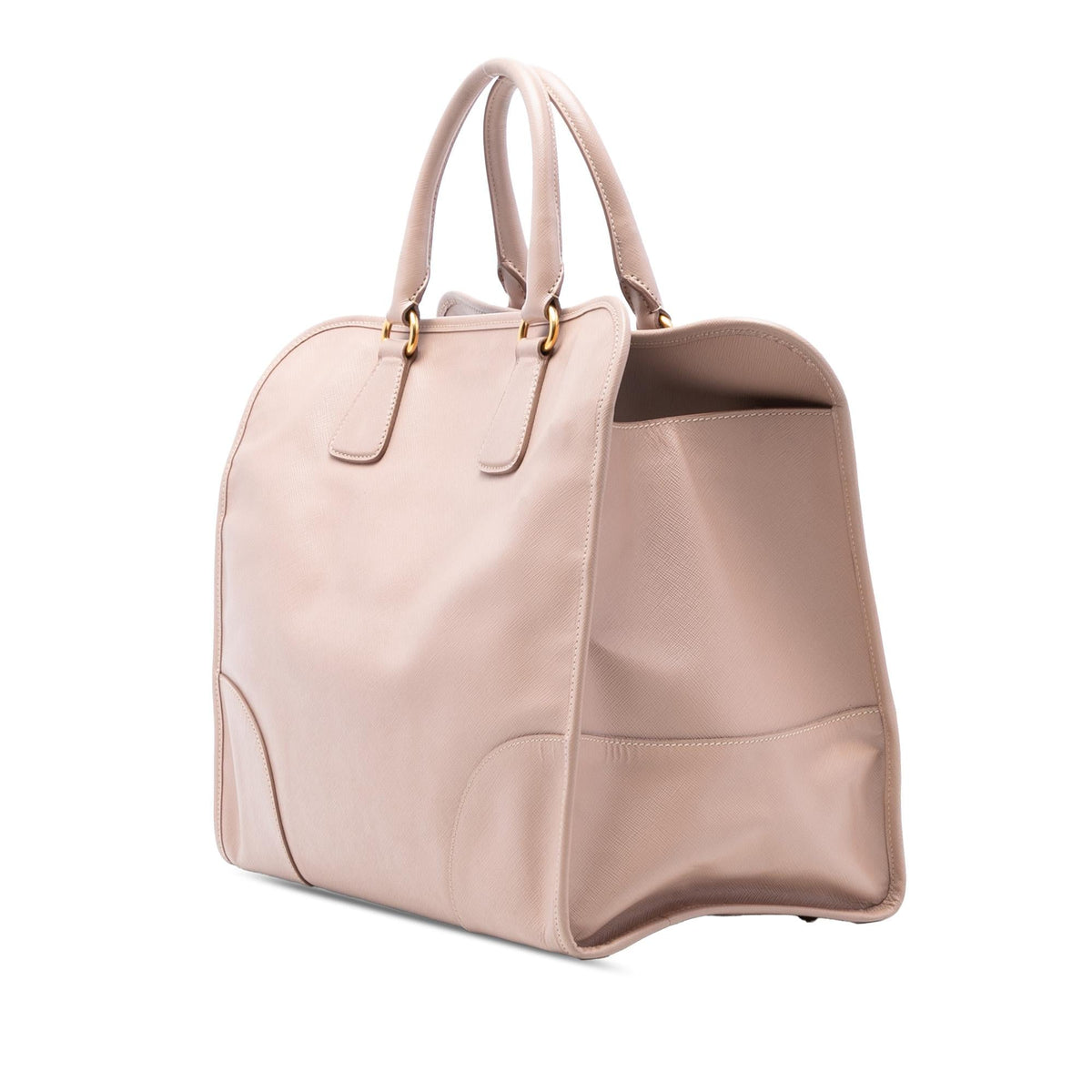 Prada Saffiano Lux Shopping Tote Bag - Pink
