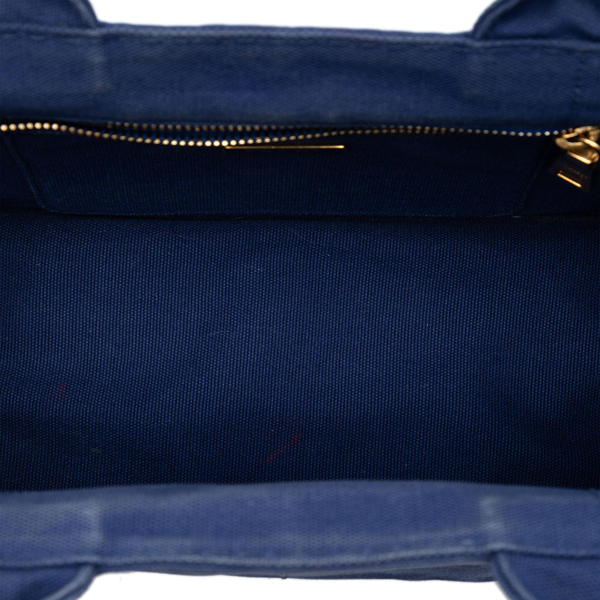 Prada Small Canvas Canapa Logo Satchel - Blue