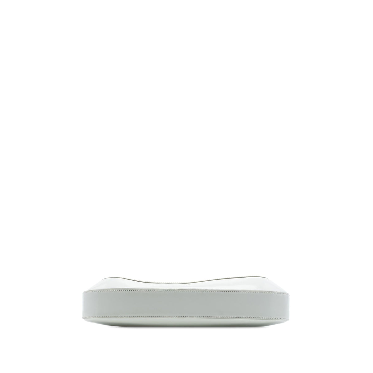 Prada Spazzolato Leather Cleo Shoulder Bag - White