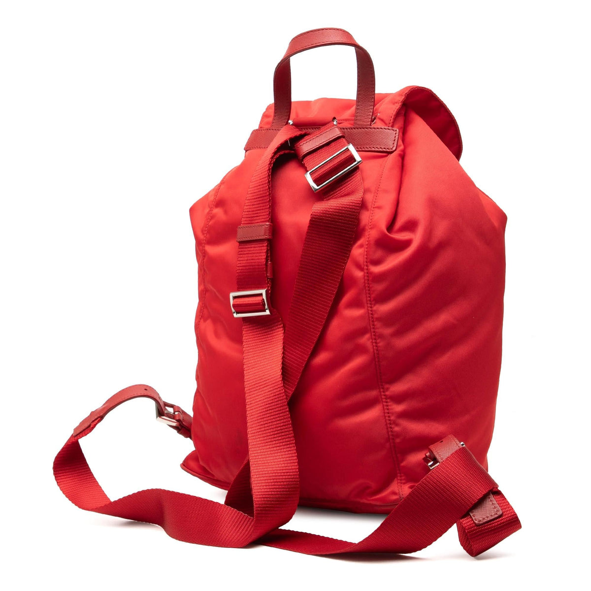 Prada Tessuto Backpack - Red