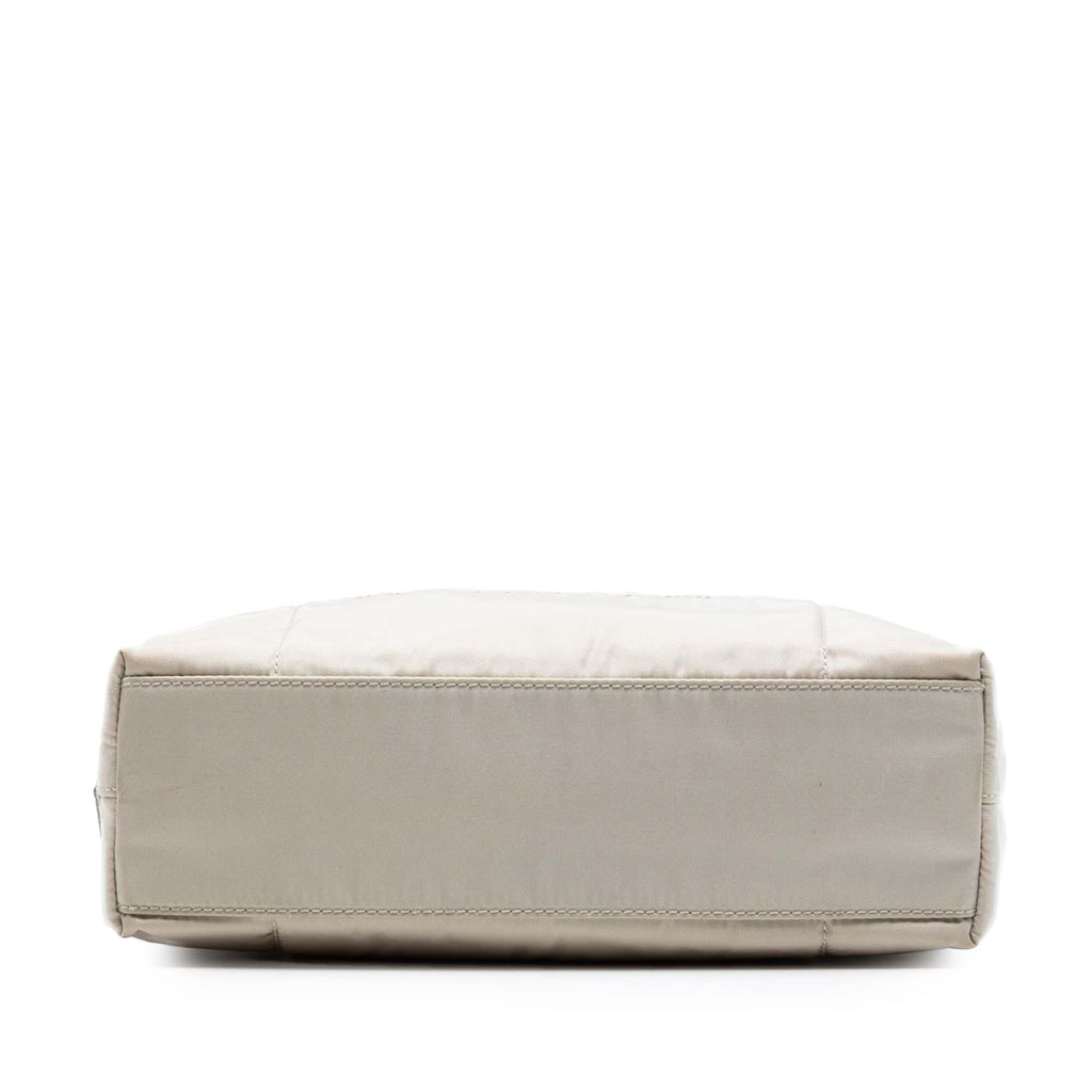 Prada Tessuto Chain Shoulder Bag - Beige