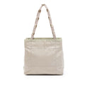 Prada Tessuto Chain Shoulder Bag - Beige