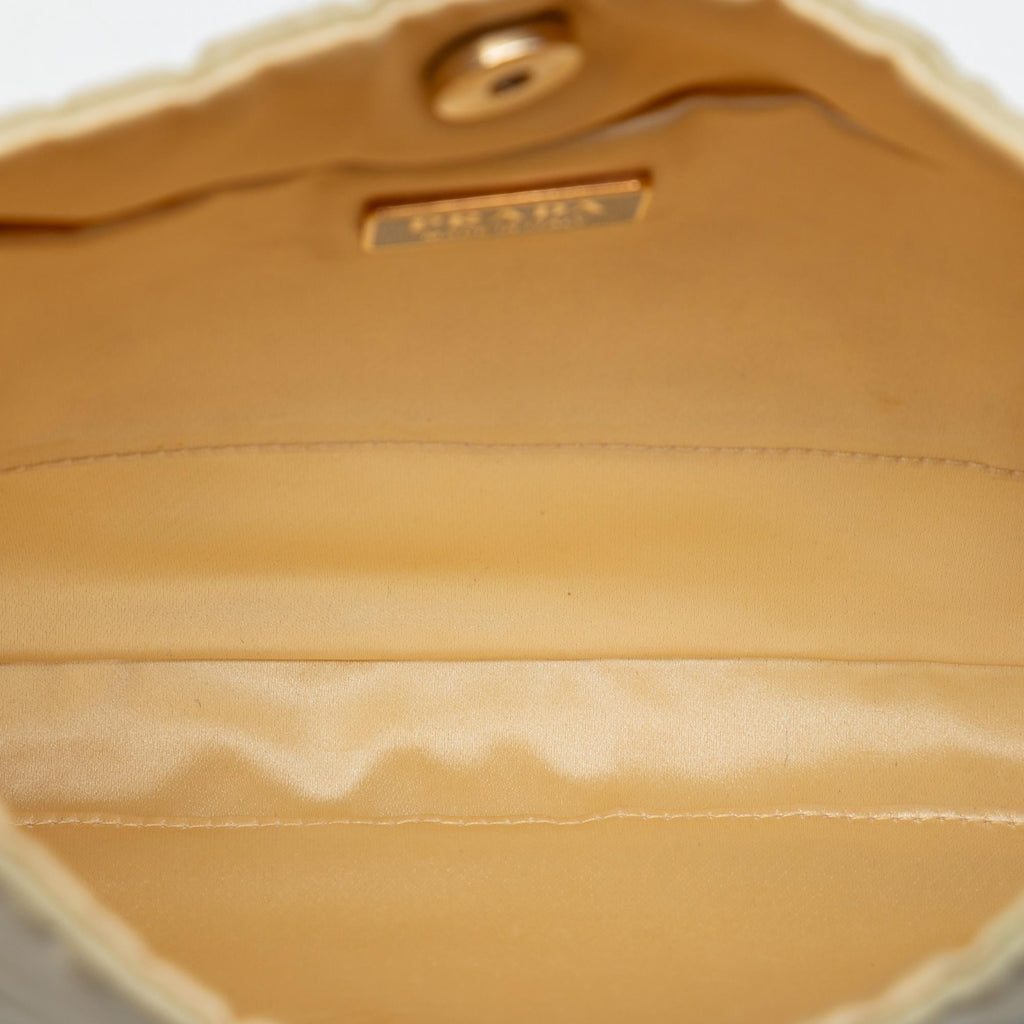 Prada Tessuto Chain Shoulder Bag - Brown