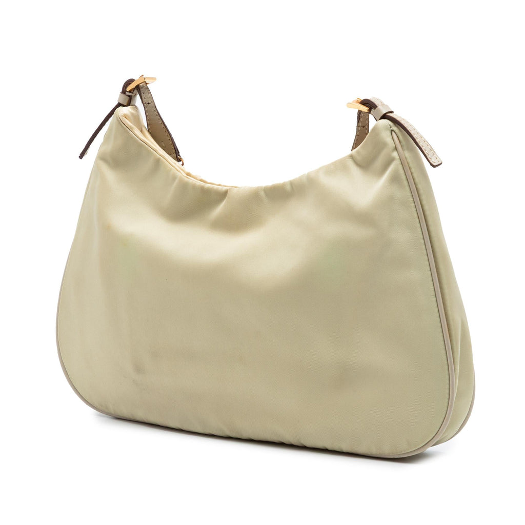 Prada Tessuto Chain Shoulder Bag - Brown