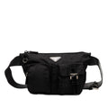 Prada Tessuto Multi Pocket Belt Bag - Black