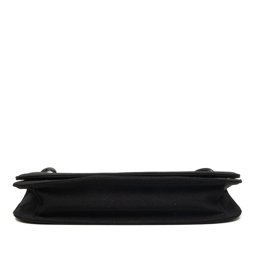 Prada Tessuto Swing Chain Shoulder Bag - Black
