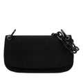 Prada Tessuto Swing Chain Shoulder Bag - Black