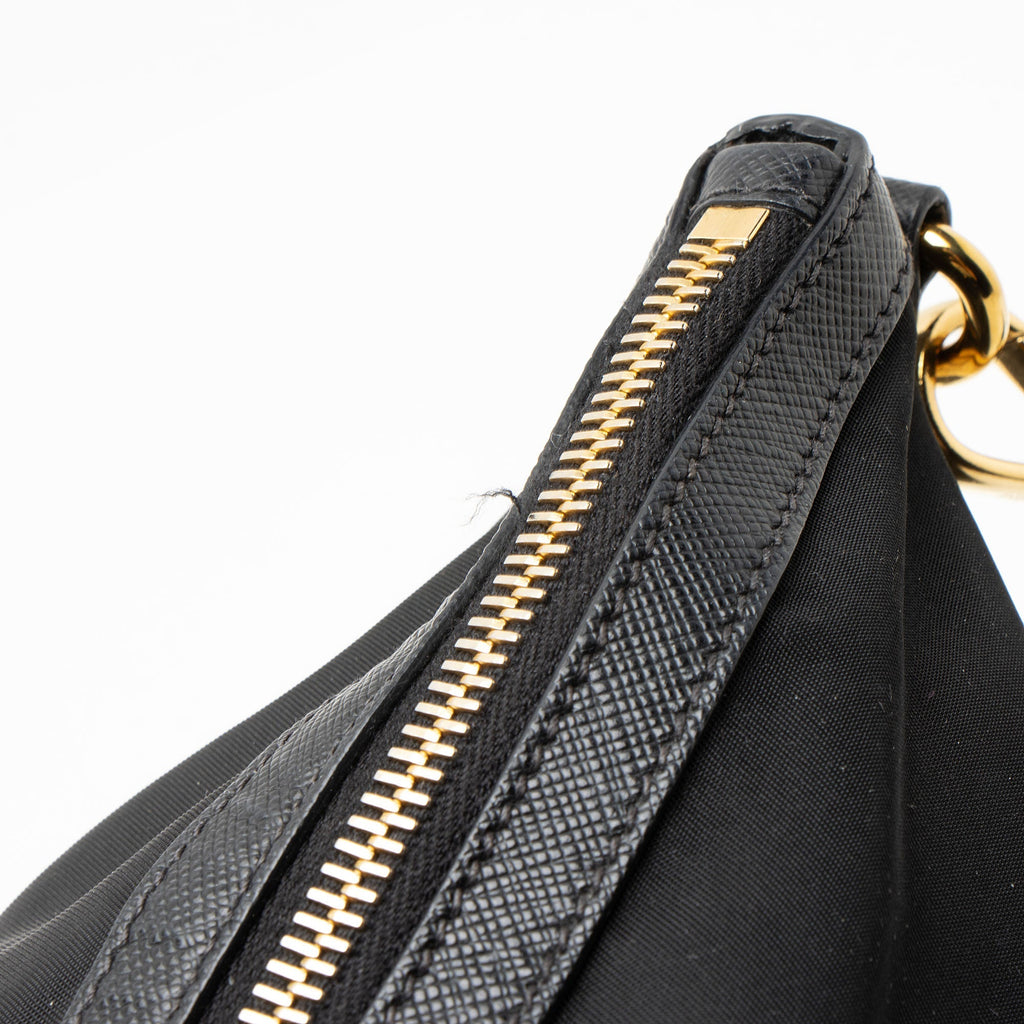 Prada Tessuto Zip Tote Bag - Black
