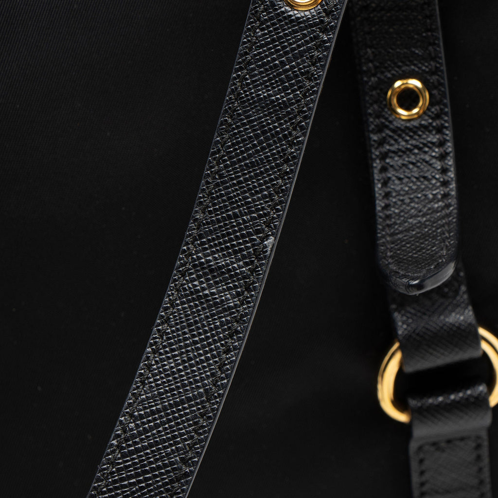 Prada Tessuto Zip Tote Bag - Black