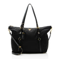 Prada Tessuto Zip Tote Bag - Black