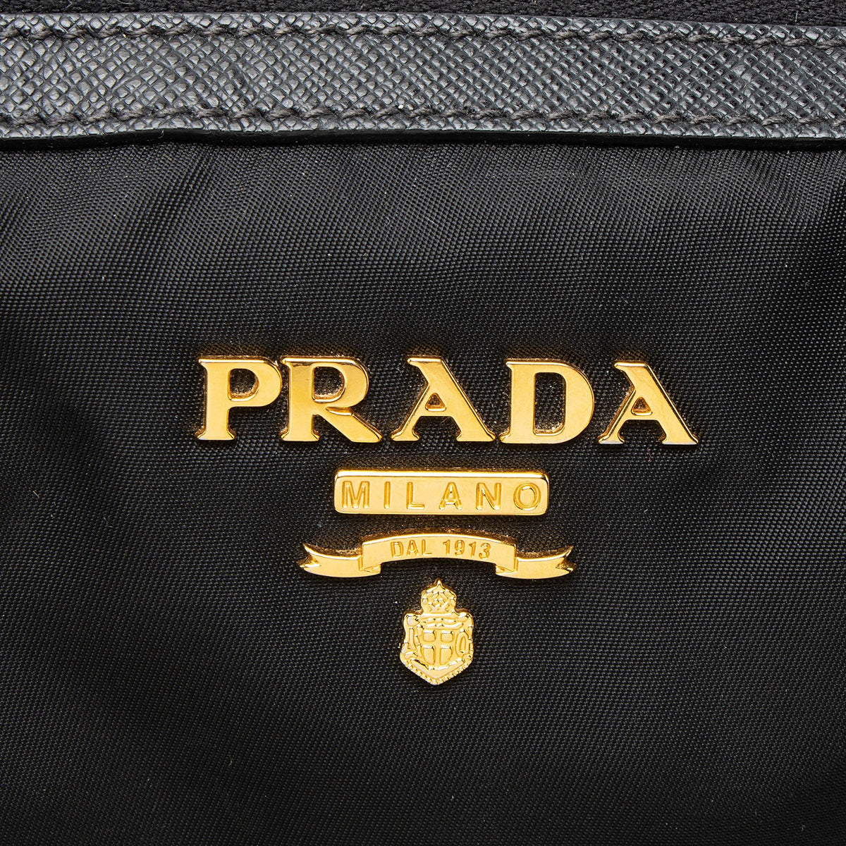 Prada Tessuto Zip Tote Bag - Black