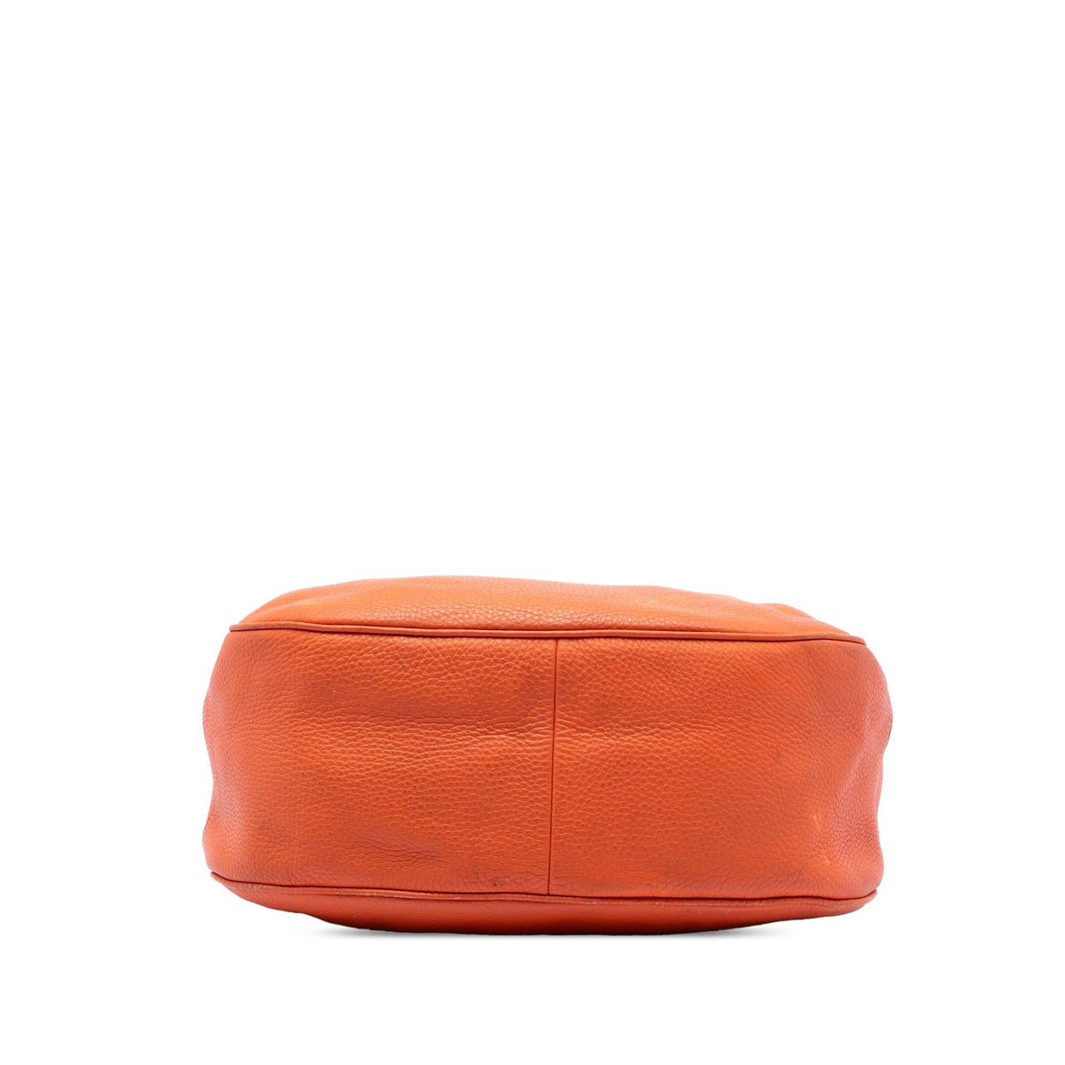 Prada Vitello Daino Zip Top Hobo - Orange