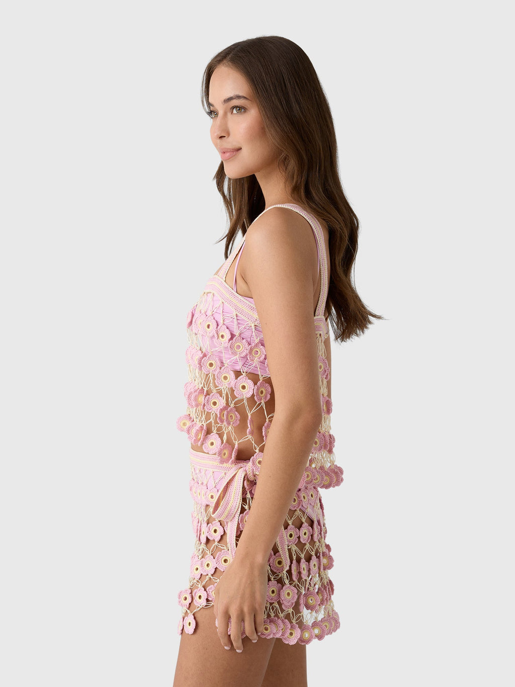 My Beachy Side Women's Fleur Hand-Crocheted Top