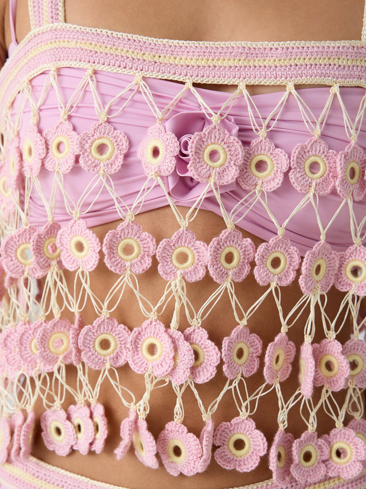 My Beachy Side Women's Fleur Hand-Crocheted Top