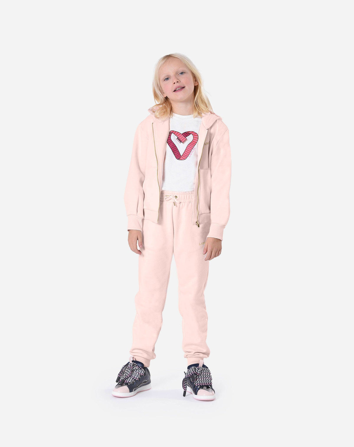 LANVIN Fleece Jogging Bottoms Kids Apparel