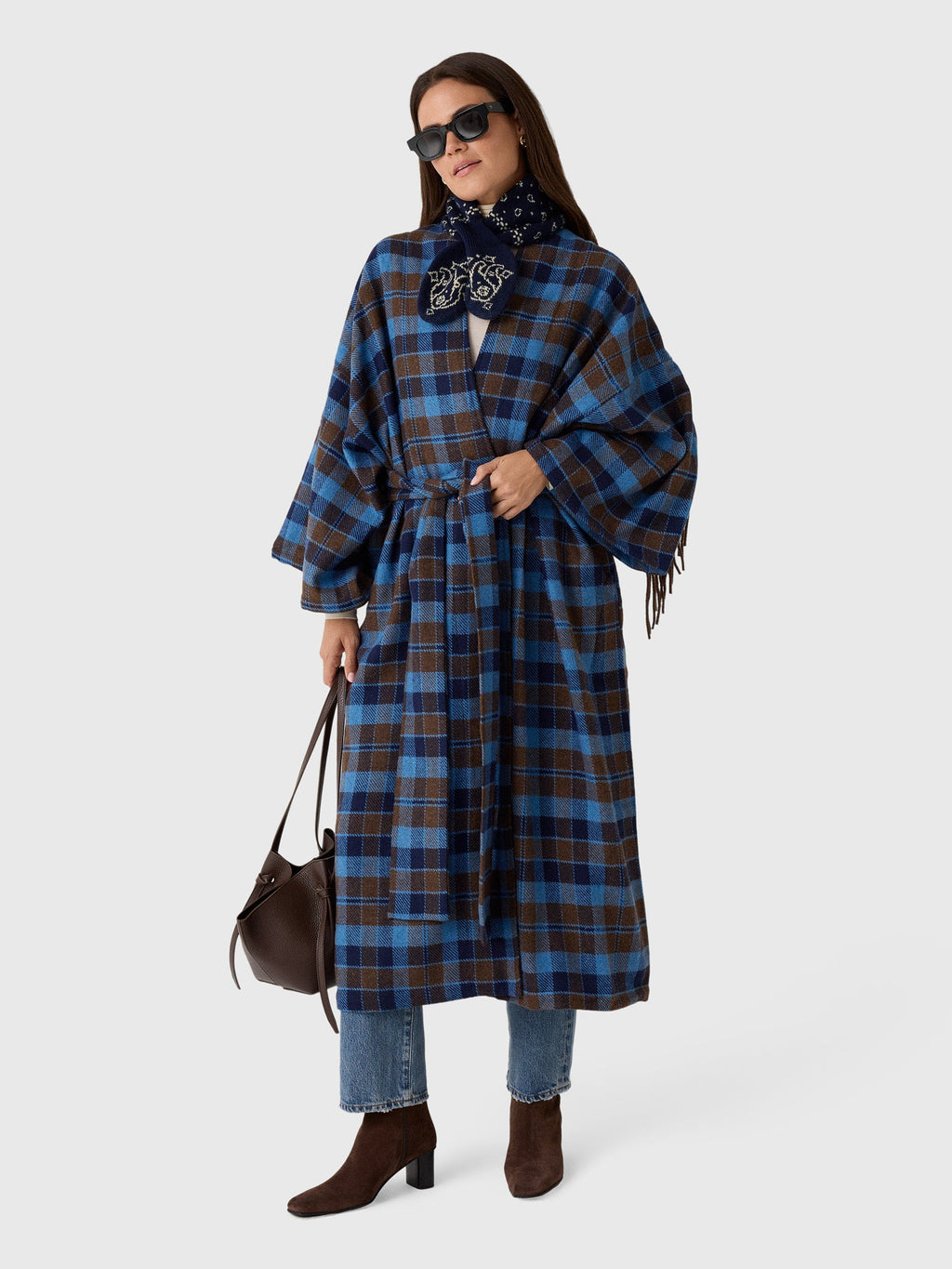 La Vie Women's Maxi Wrap Coat