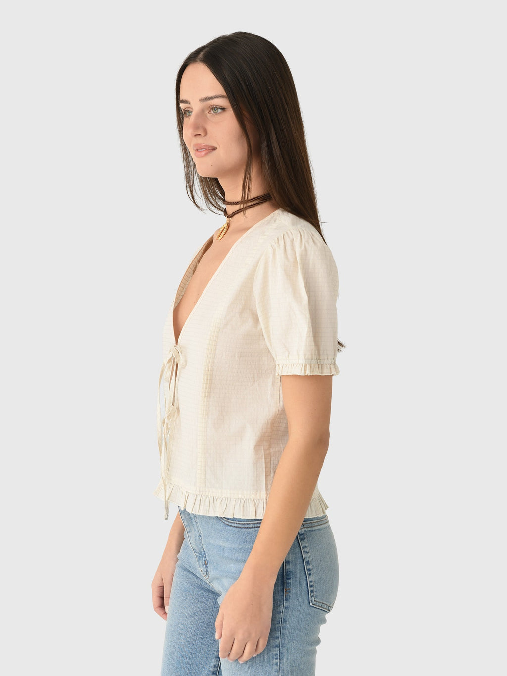Deiji Studios Women's Pintuck Top