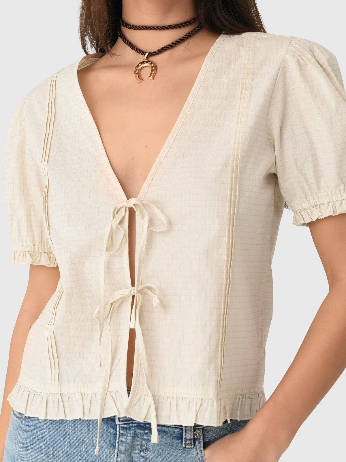 Deiji Studios Women's Pintuck Top