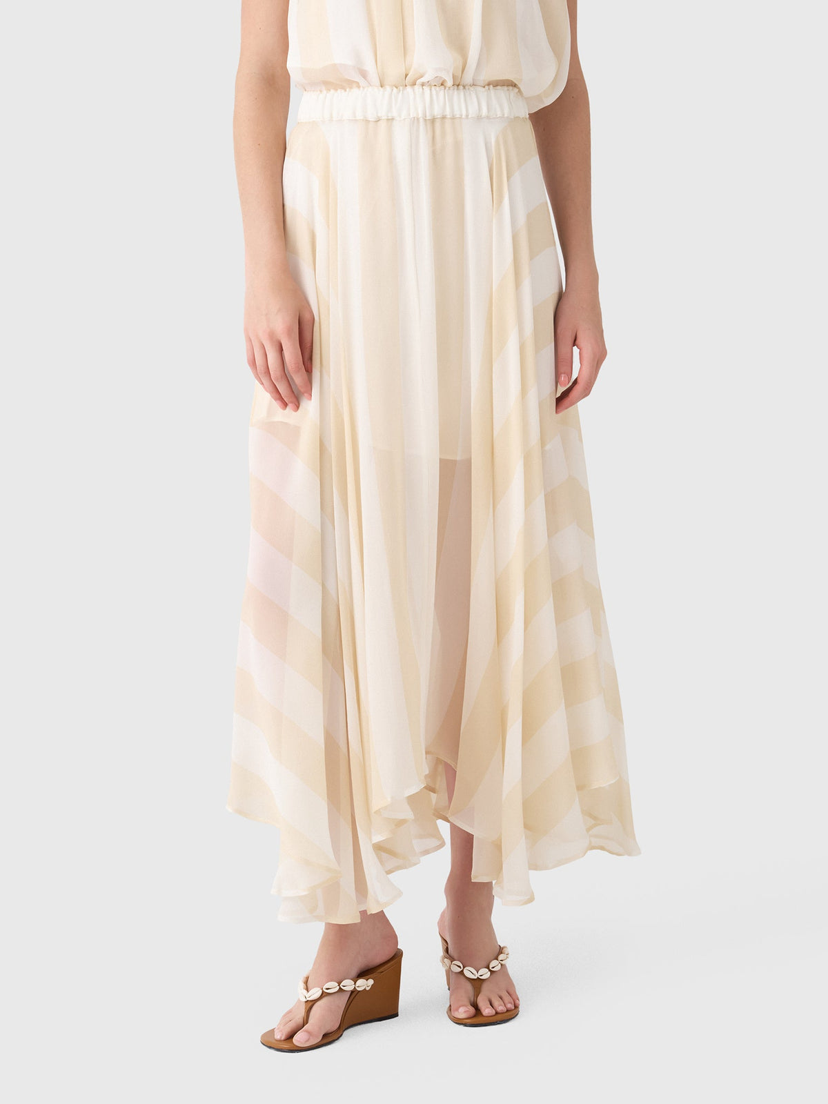 Bondi Born Women's Capri Silk Circle Skirt