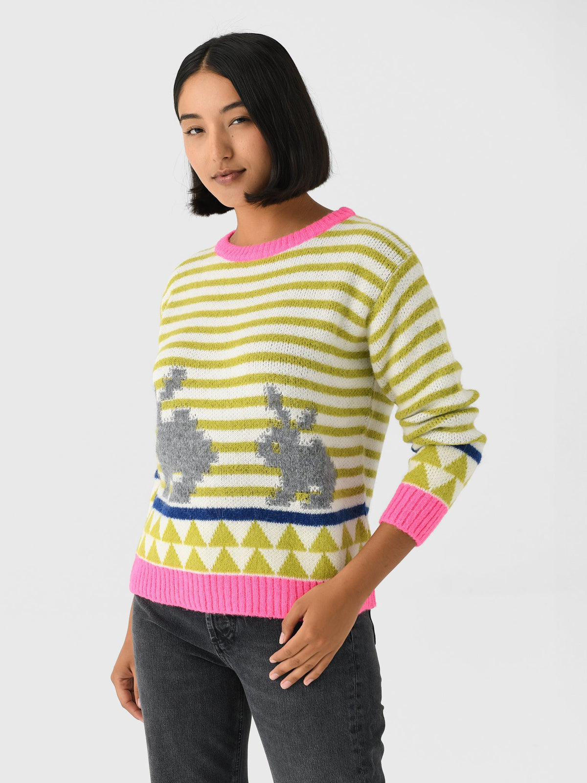 Dr Bloom Women's Rabbit Sweater