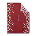 SIGNATURE LUXE THROW BLANKET - BURGUNDY