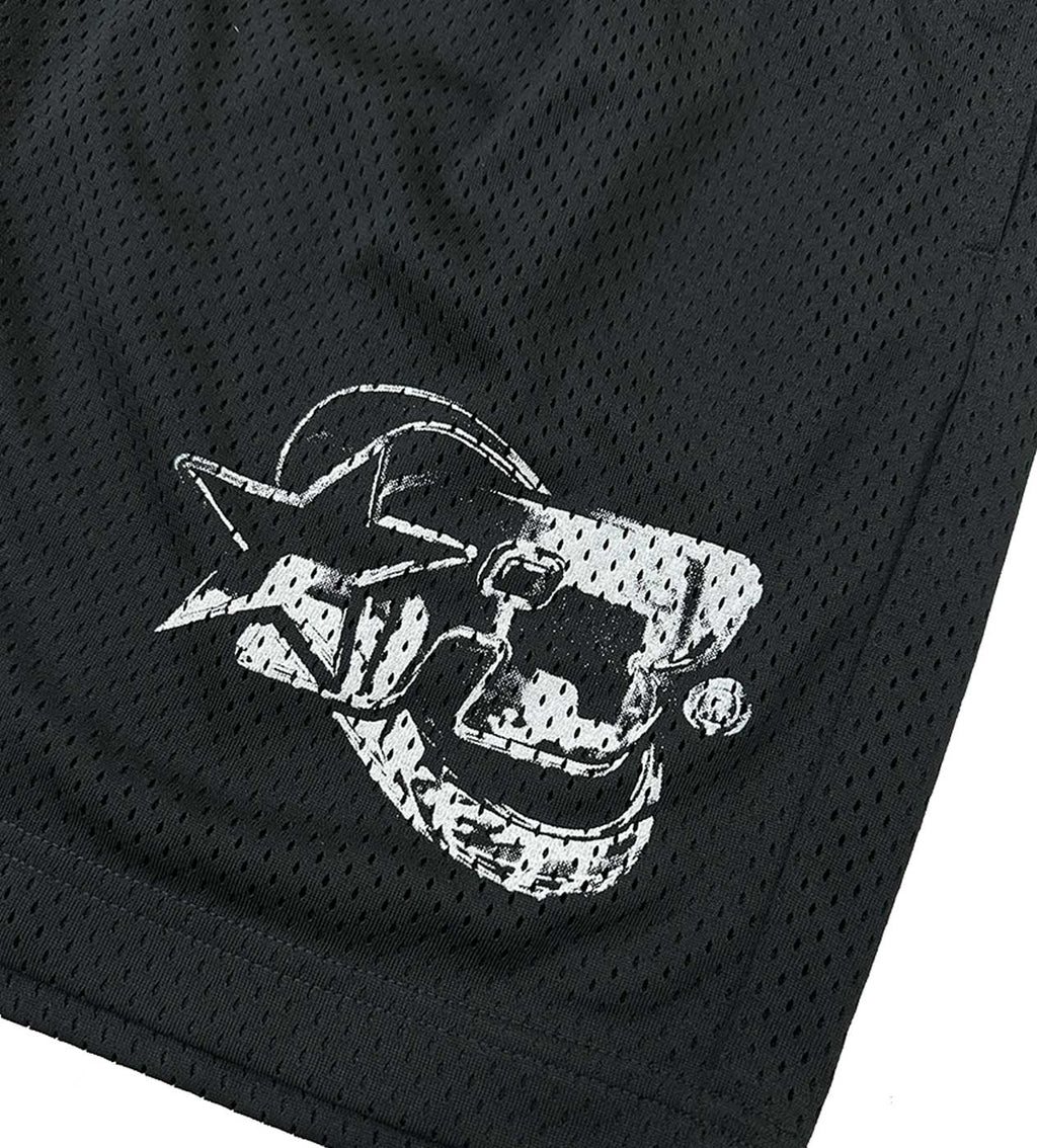 Restock Chrome Logo Shorts Black