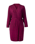 SIGNATURE LUXE ROBE - BURGUNDY