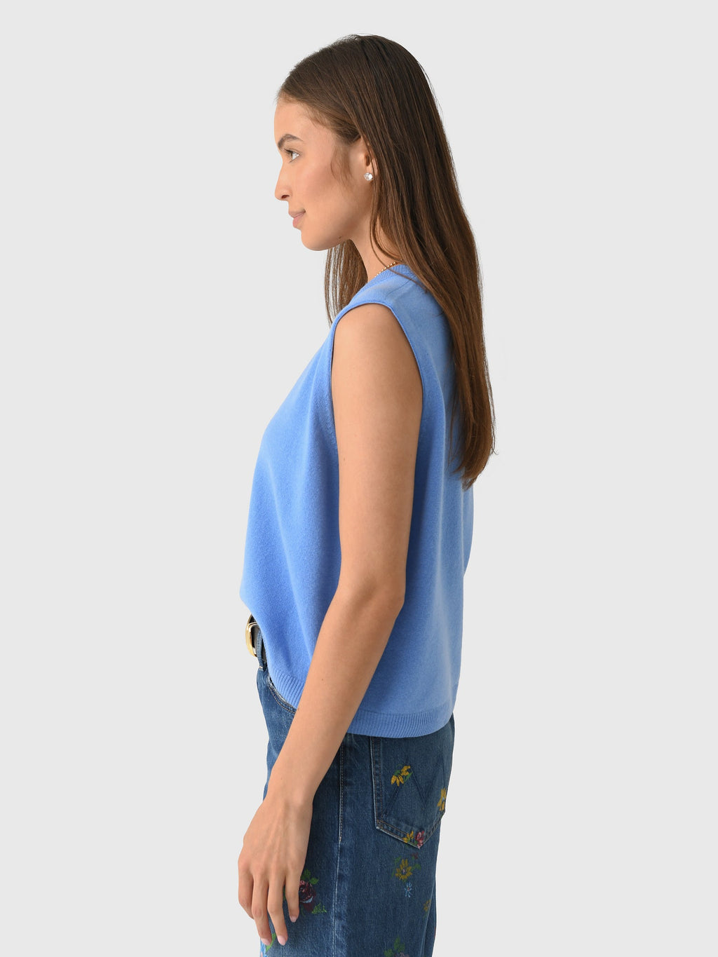 The Great Women's The Cashmere Pullover Vest