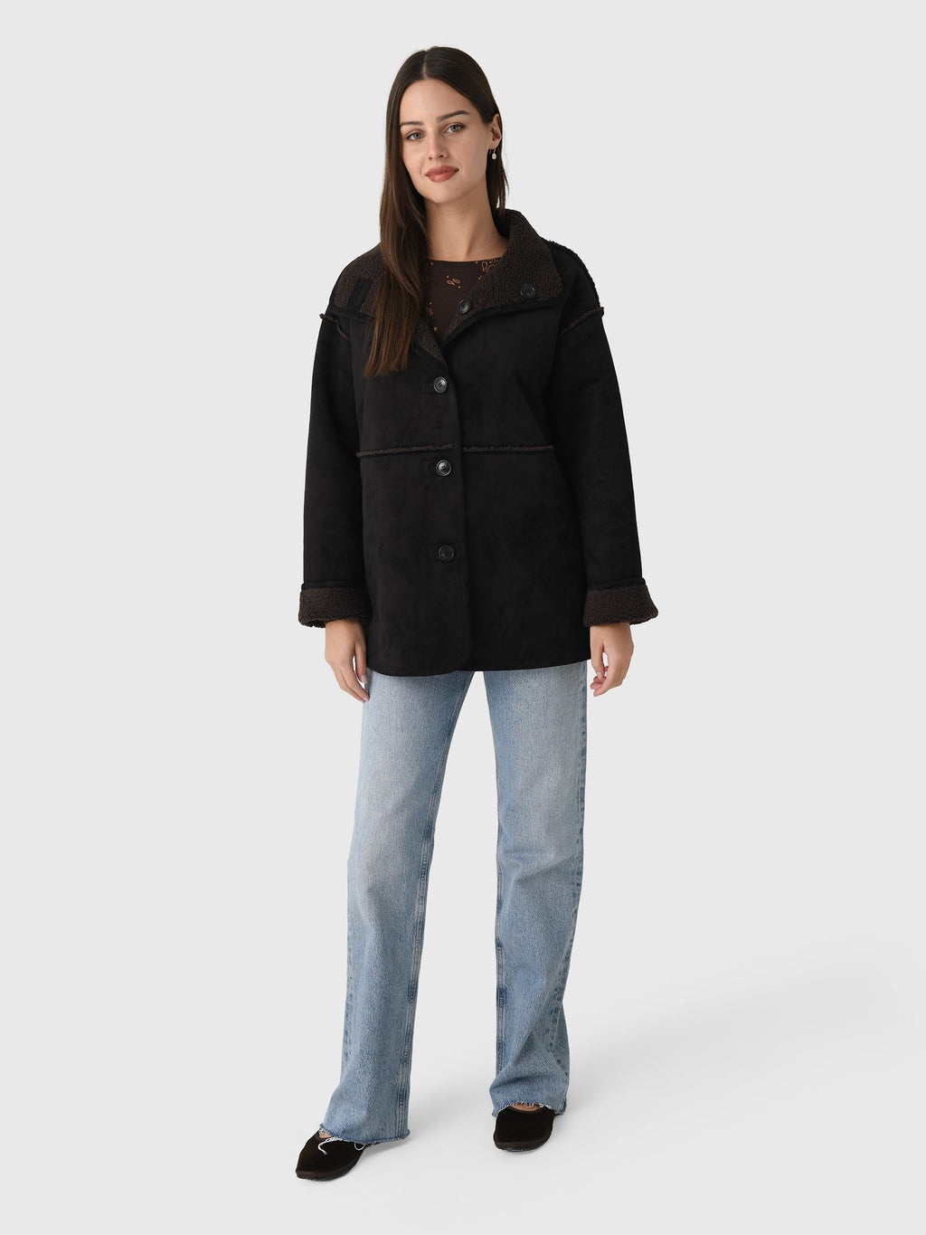 Velvet Women's Shona Sherpa Reversible Jacket