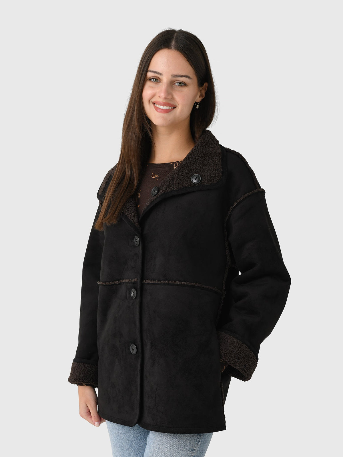 Velvet Women's Shona Sherpa Reversible Jacket