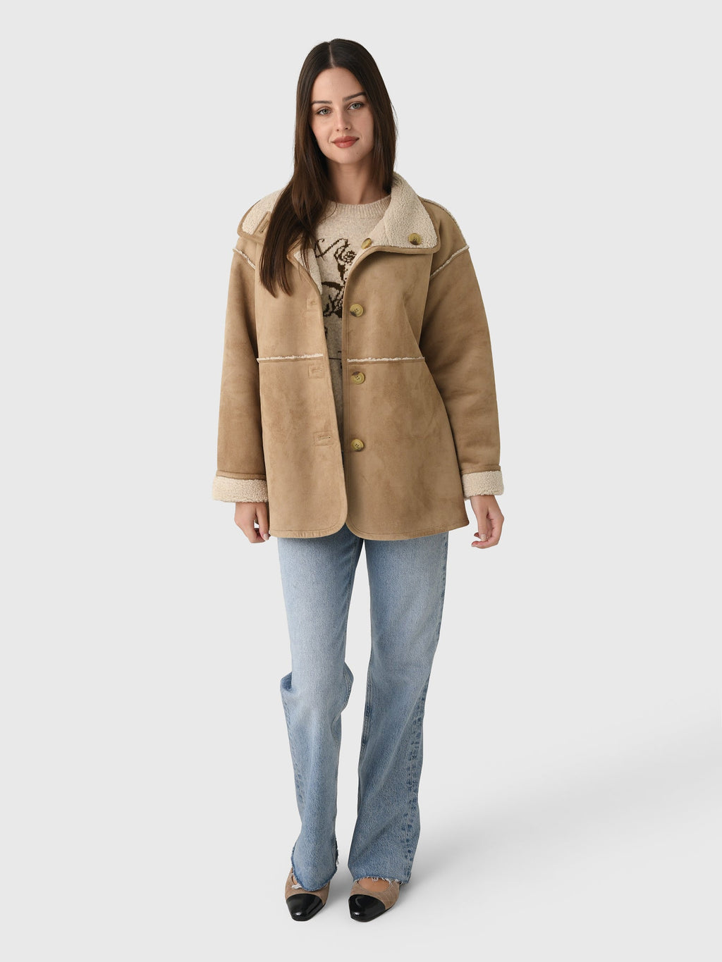 Velvet Women's Shona Sherpa Reversible Jacket