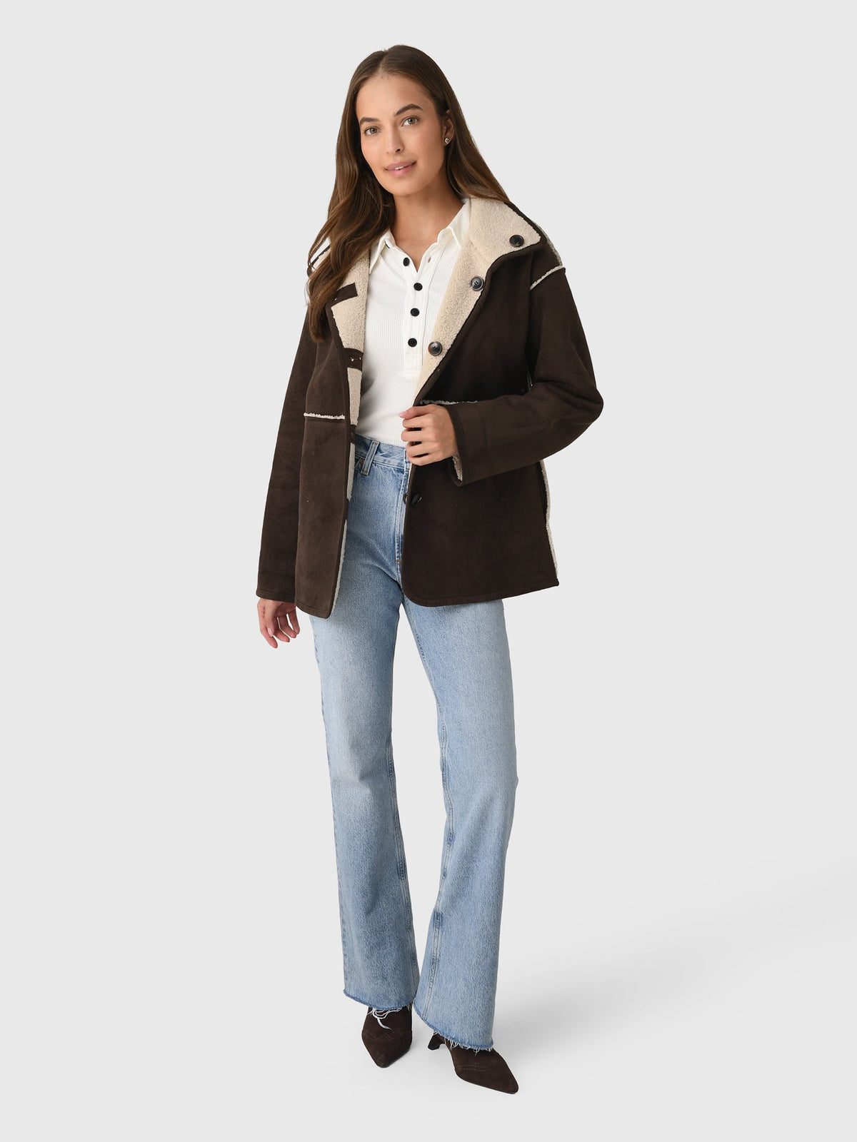 Velvet Women's Shona Sherpa Reversible Jacket