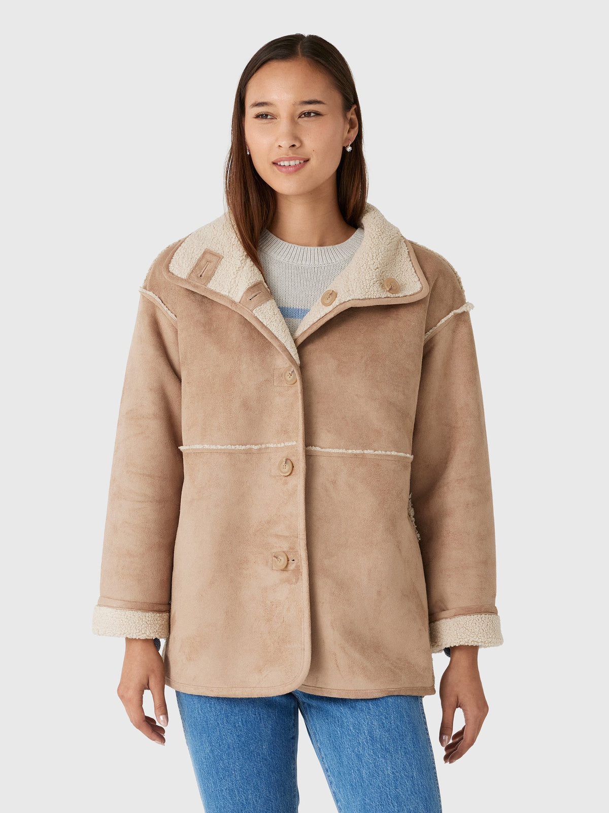 Velvet Women's Shona Sherpa Reversible Jacket