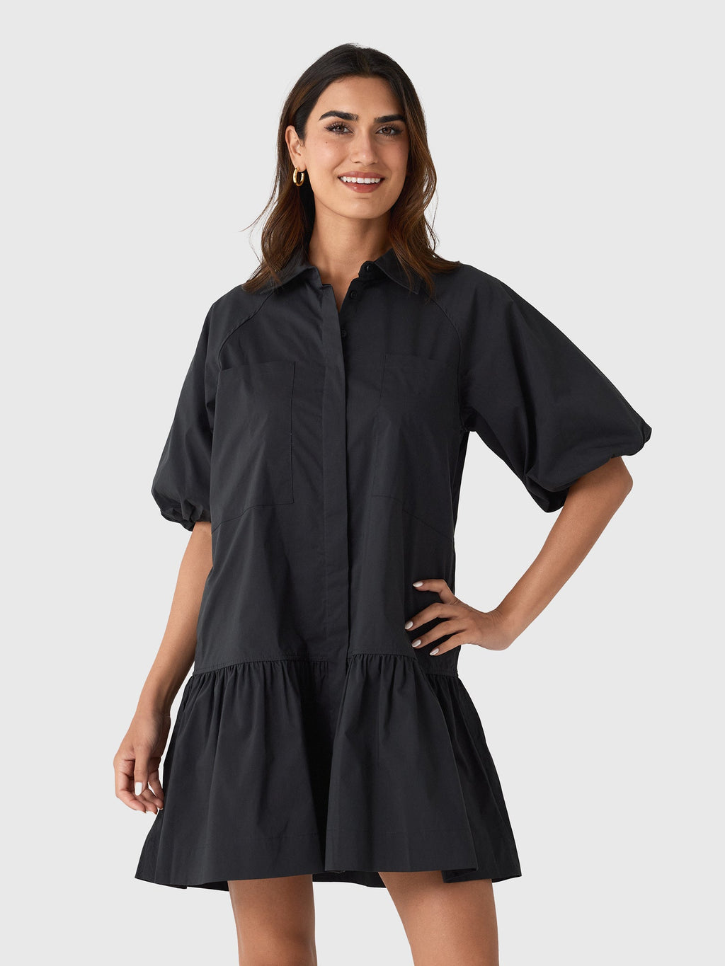 Simkhai Women's Crissy Cotton Poplin Dress