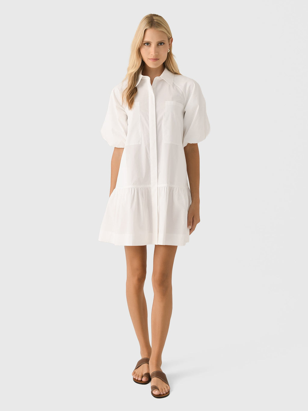 Simkhai Women's Crissy Cotton Poplin Dress