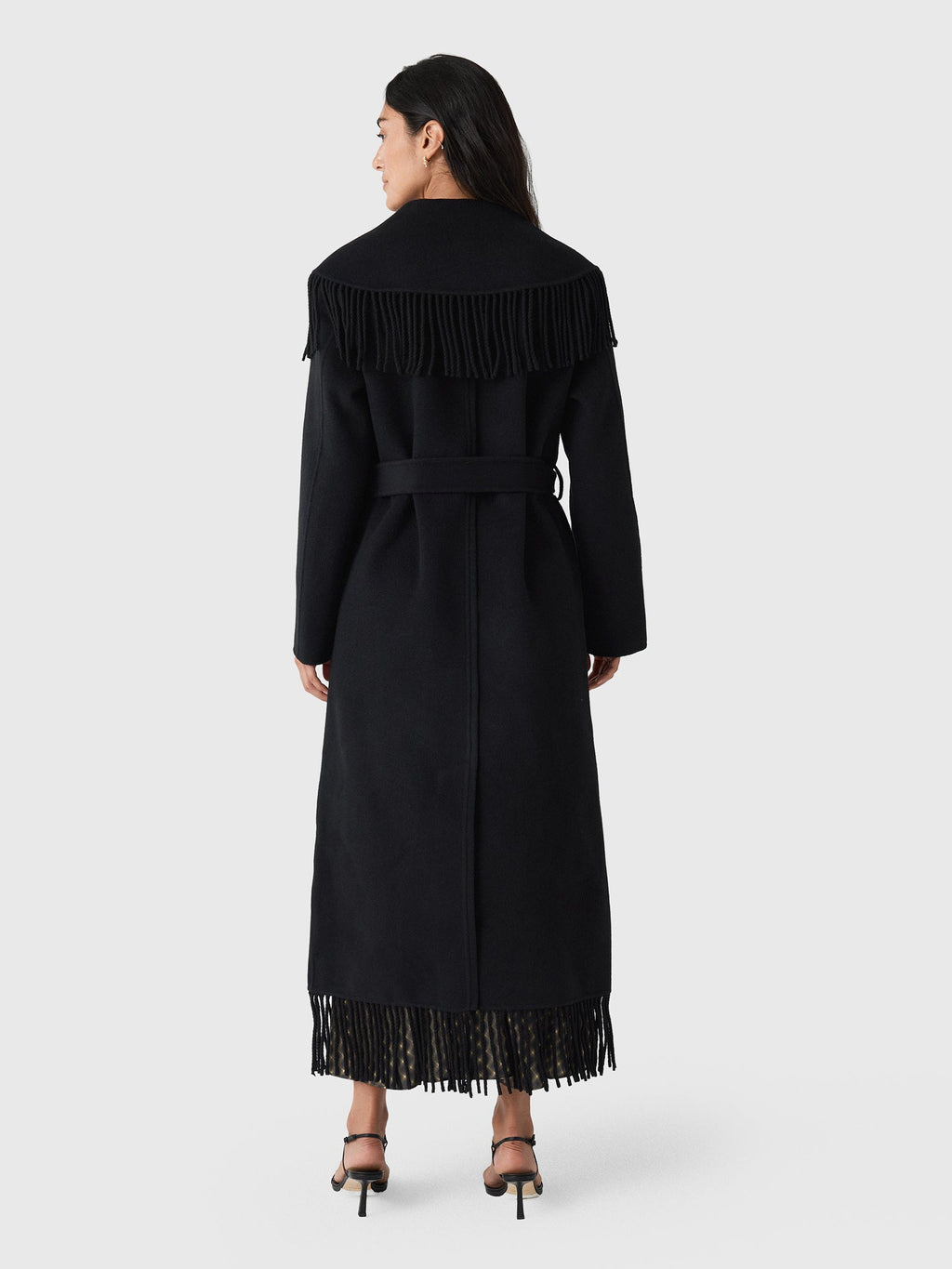 Simkhai Women's Carrie Fringe Robe Coat