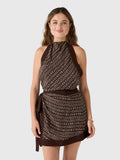 SIR. Women's Astrid Open Back Mini Dress