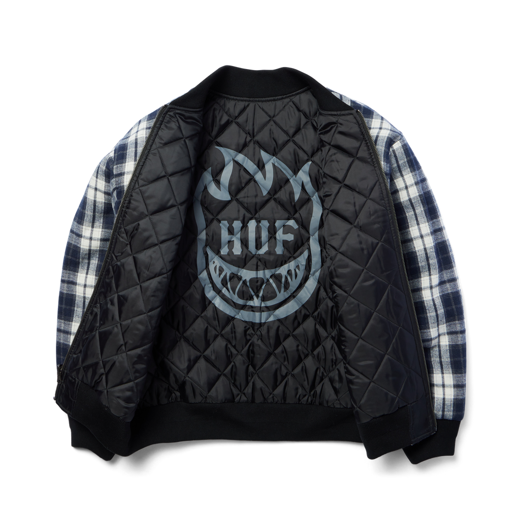 HUF x Spitfire Reversible Plaid Jacket