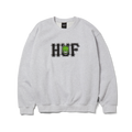 HUF x Spitfire Union Crewneck (Heather Grey)