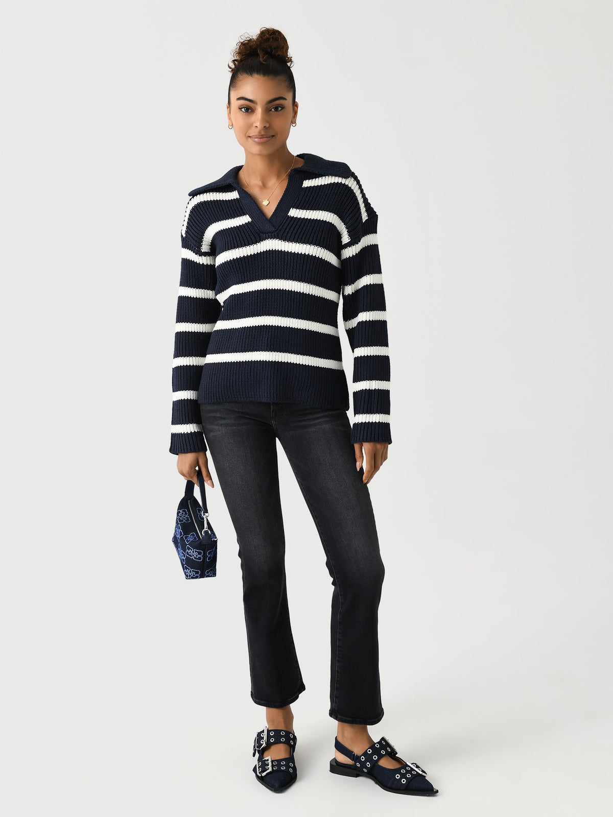 Eche Women's Striped Sweater
