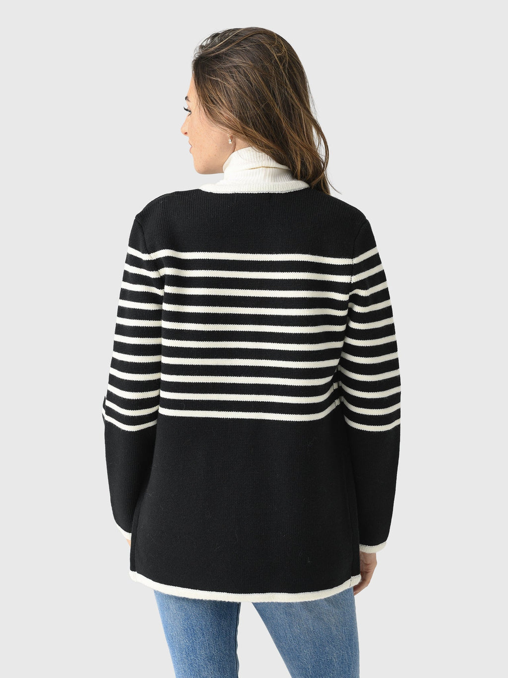 Eche Women's Knit Striped Cardigan