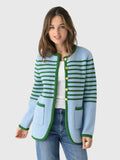 Eche Women's Knit Striped Cardigan