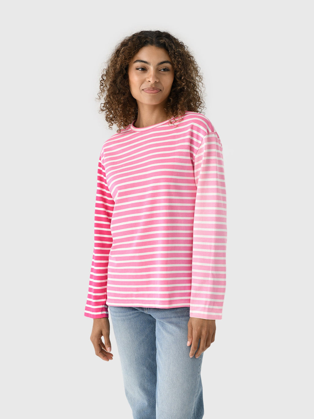 Eche Women's Stripe Color Block Shirt
