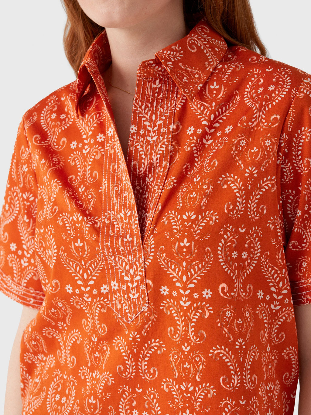 Never A Wallflower Women's Split Neck Top