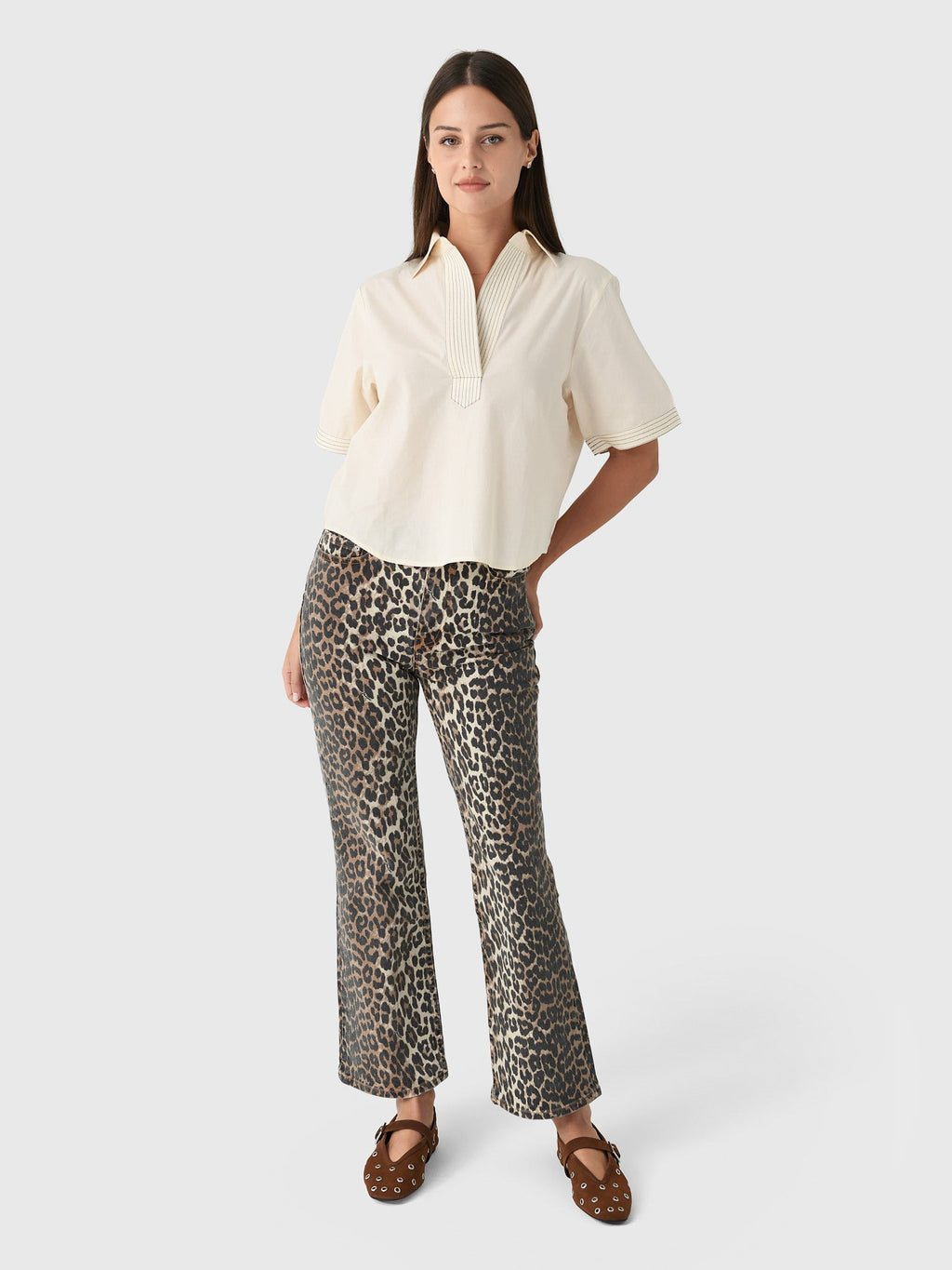 Never A Wallflower Women's Split Neck Top