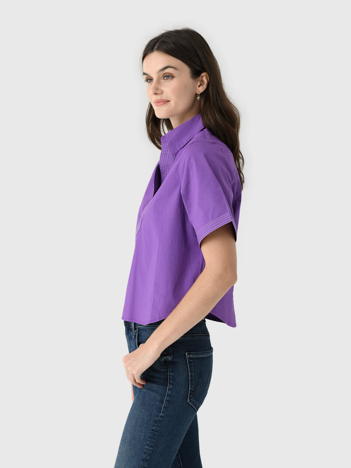 Never A Wallflower Women's Split Neck Top