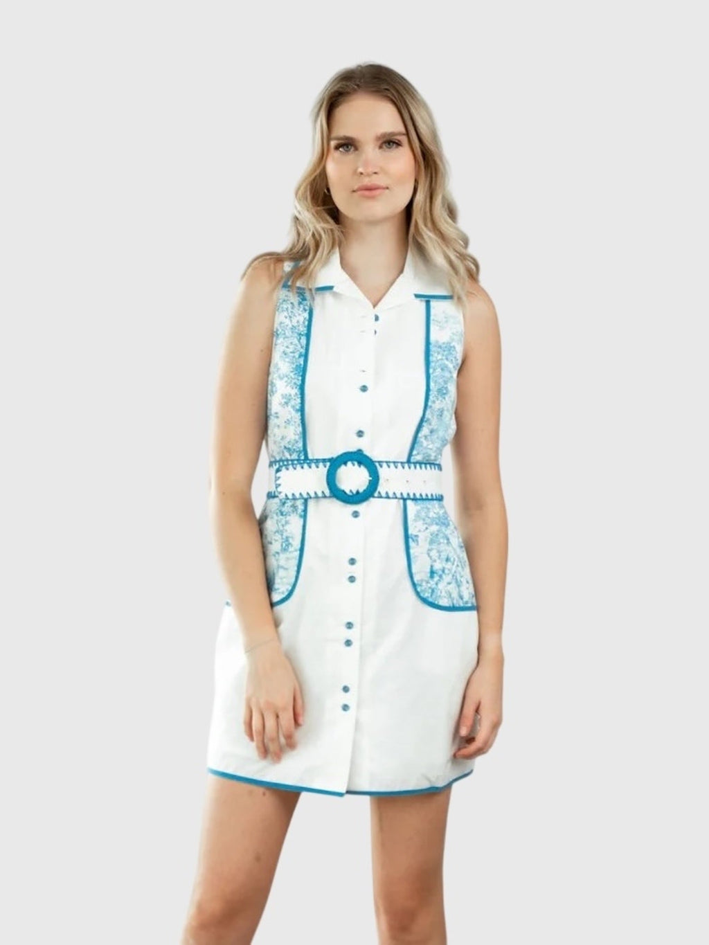 Never A Wallflower Women's Grasse Piped Short Dress